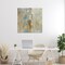 Stupell Industries Gold Abstract with Blue Canvas Wall Art Design by Justin Turner